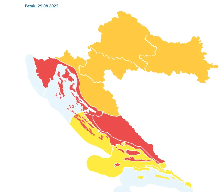 Nevrijeme poharalo susjede, sada ide prema nama: Za ove regije izdano je crveno upozorenje