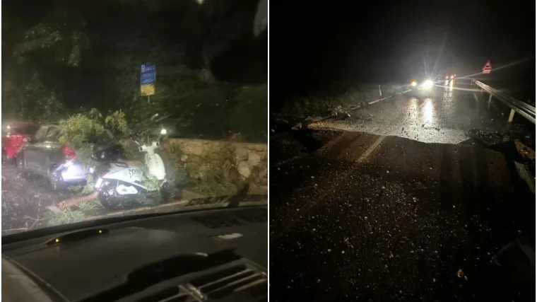 Na Pelješcu grom doslovno probio cestu: Mještani strahuju od novih odrona