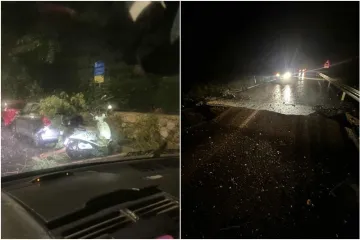 Na Pelješcu grom doslovno probio cestu: Mještani strahuju od novih odrona