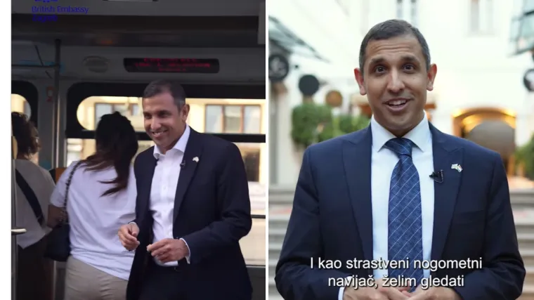 Novi britanski veleposlanik vozio se tramvajem i pričao hrvatski: Ali jedan detalj osvojio je srca mnogih!