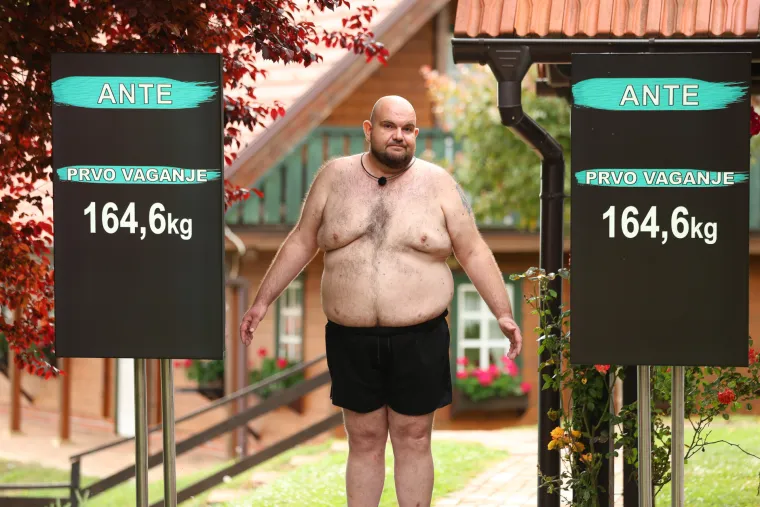 Domagoju vaga pokazala 225, a Kate 213,6 kilograma: 'To je strašno!'