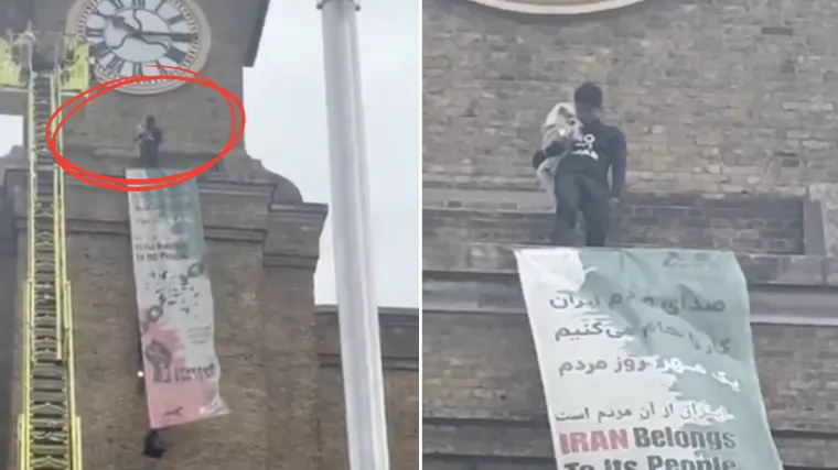 S pomerancem izazvao neviđenu dramu: Pogledajte gdje se ovaj čovjek popeo, otkriveno i zašto