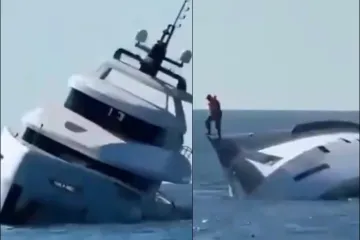 Sve snimljeno: Luksuzna jahta potonula 15 minuta nakon porinuća! Netko je gadno zeznuo