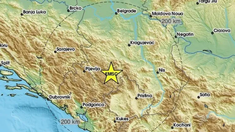 Snažan potres pogodio Srbiju: 'Dobro je drmnulo, lusteri su se ljuljali'