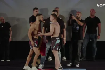 Žestoko sučeljavanje hrvatskog i ukrajinskog borca, morali su ih rastavljati