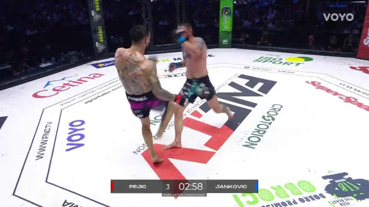 Srbin pao nakon udarca gdje sunce ne sija, a Pejić potezom digao Arenu na noge
