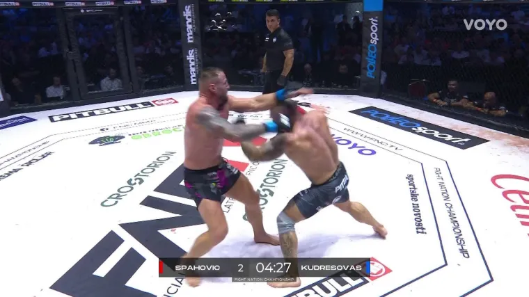 Kakav nokaut! Pogledajte kako je Spahović zaledio protivnika