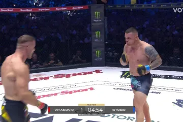 Kakav rat teškaša! Vitasović i Stošić otvorenom razmjenom otvorili meč