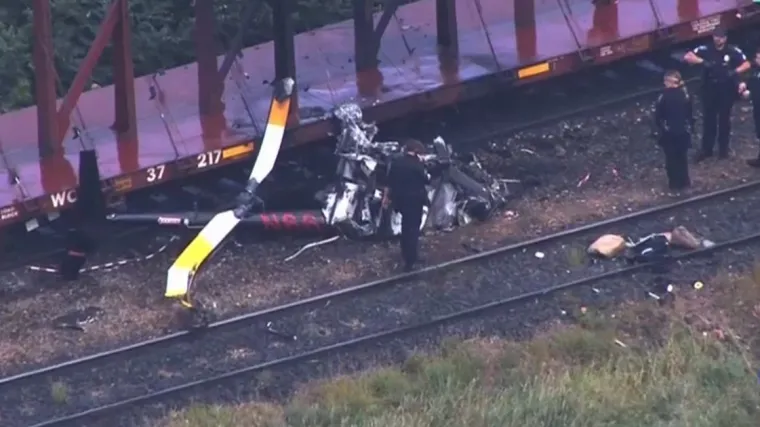 Helikopter se srušio i zapalio ubrzo nakon polijetanja: Poginuli svi putnici