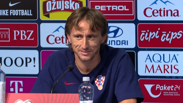 Dalić i Modrić izašli pred novinare uoči Crne Gore