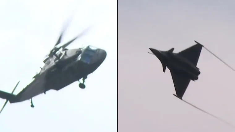 Spektakl iznad Zagorja: Rafalei i Black Hawkovi parali nebo u čast legendarnog pilota Perešina