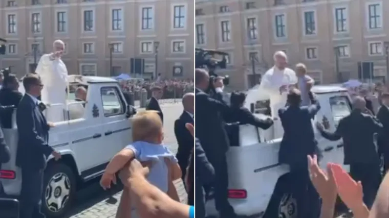 Kakva sreća za obitelj malog Frane: Dozivali papu, on ih čuo, a onda su uslijedili prekrasni prizori