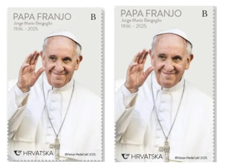 Omiljeni papa uskoro na poštanskoj markici: Ovo je Franjo u izdanju zagrebačke dizajnerice