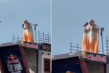 Hrabrost ili ludost? Hanka Paldum zapjevala na visini od 27 metara, fanovi u transu