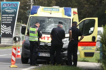 Detalji strave kod Karlovca: Pretjecali preko pune crte, Hitna naletjela na pješakinju