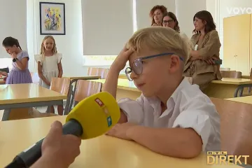 Torba, pernica, bilježnice - sve je spremno, osim Davida: 'Samo hoću spavati'