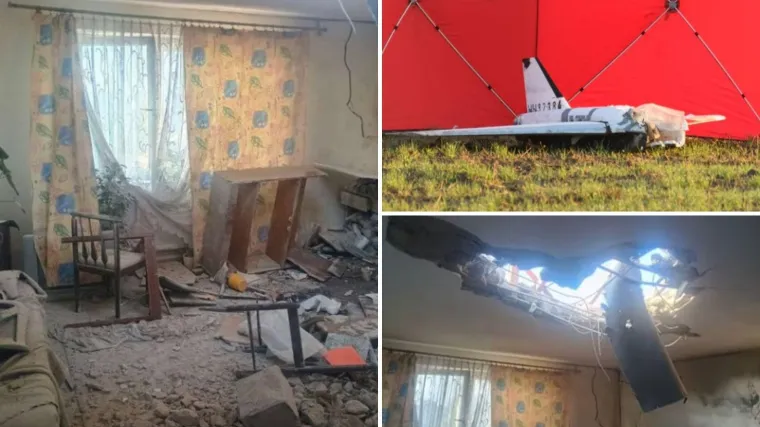 Na ovu kuću je pao dron, šire se snimke jezivog zvuka u zoru: 'Čula sam prasak'