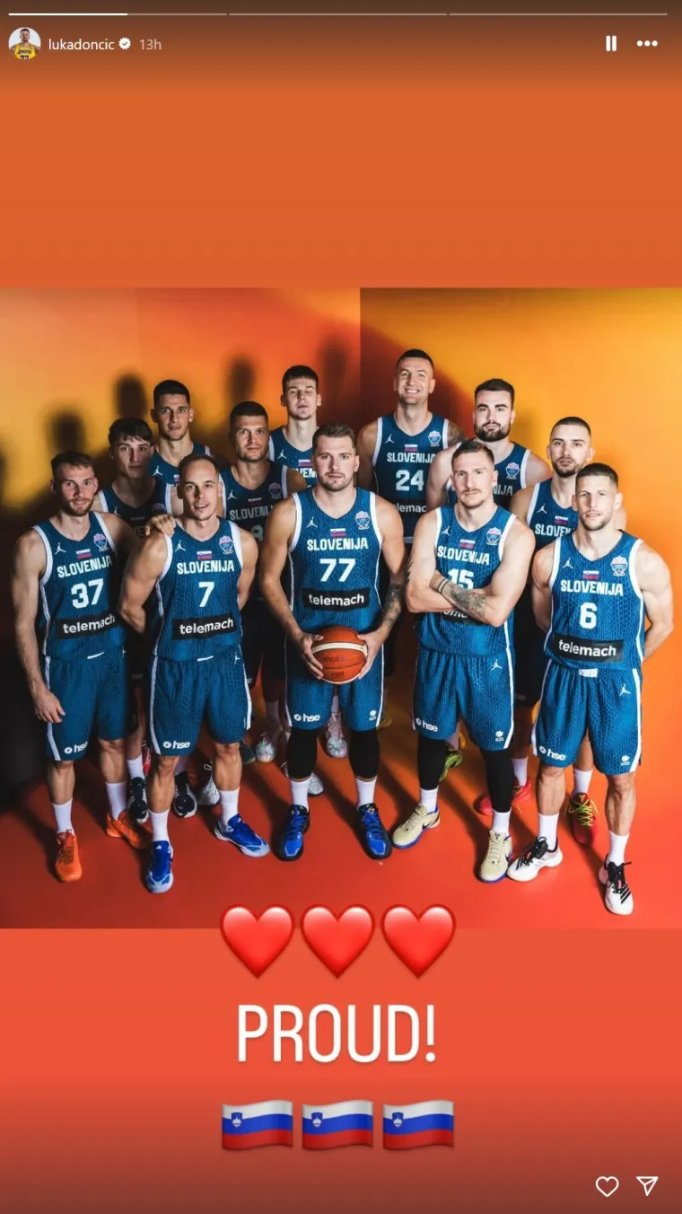 Luka Dončić nakon ispadanja s Eurobasketa napisao samo jednu riječ