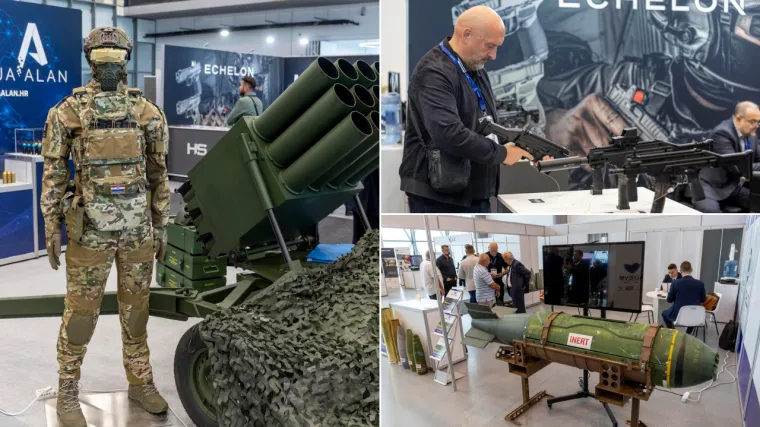 Duge cijevi, pištolji i ogromna bomba: Pogledajte prizore moćnog oružja u Osijeku
