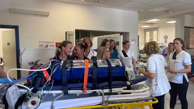 Rođena s 550 grama, malena Vivian vratila se kući u Češku: Život su joj spasili hrvatski liječnici