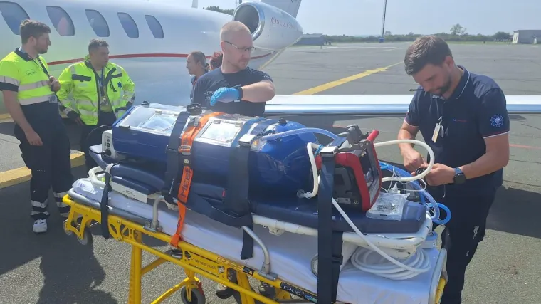 Hrvatski liječnici učinili čudo: Vivian rođena s 550 grama, danas se vratila kući u Češku