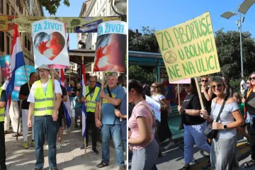 Dvije Hrvatske, dva hoda i poruke: 'Lijepa, pametna, slobodna'; 'Mi smo većina, to je jasno!'