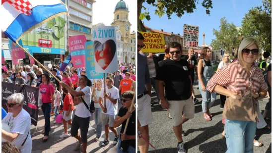 Rijekom su promarširale dvije potpuno različite Hrvatske, jednoj se priklonila gradonačelnica