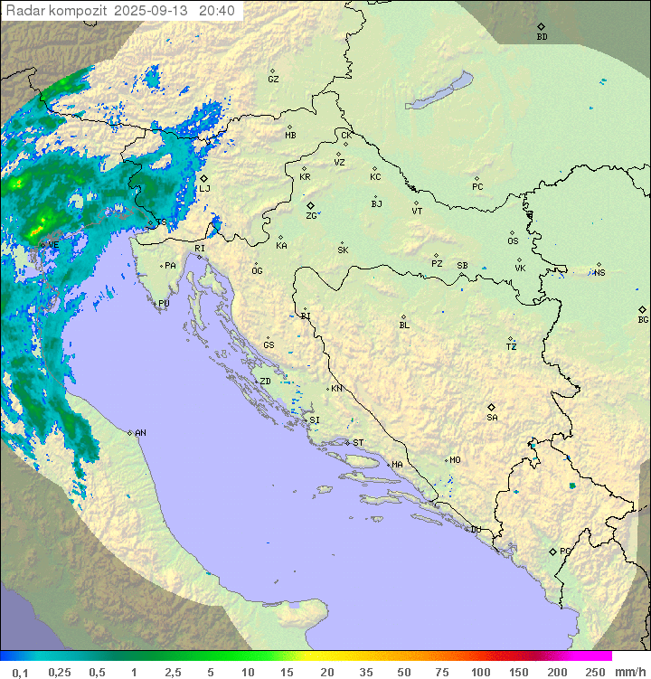 Pogledajte što nam se približava! Pljuskovi i grmljavina, dvije regije u opasnosti od bujičnih poplava