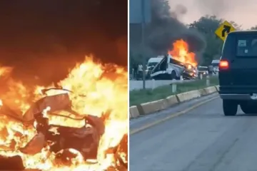 Kamerom uhvatili buktinju smrti: 15 ljudi preminulo u strašnom lančanom sudaru