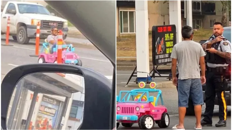 Muškarac dobio zabranu vožnje nakon što je na putu do posla koristio Barbie autić na baterije