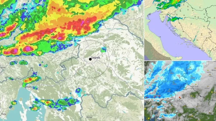 Pogledajte što nam se približava sa sjevera, snimke zabrinjavaju: DHMZ upalio alarme