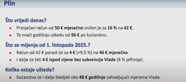 Plenković otkrio od kada i za koliko poskupljuju struja i plin: 'Evo zašto popuštamo mjere'