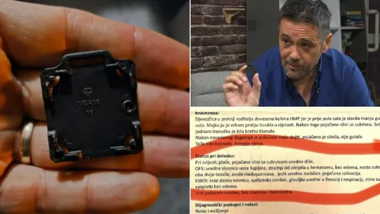 Bebi (1) u grlu bila igračka, u 6 pregleda nisu je vidjeli! Ispovijest oca: 'Oni meni kažu da dramim i zovu mi policiju'