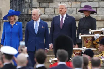 Pratite povijesni posjet Trumpa Velikoj Britaniji, prosvjednici okupirali središte Londona