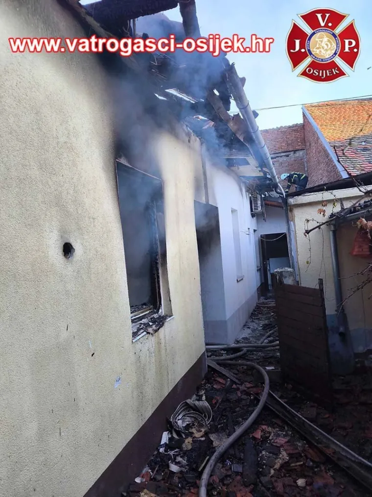 Pakao u središtu Osijeka: Centar grada gorio u zoru, stanari spašeni u zadnji čas