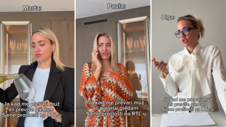 Meri Golda&scaron;ić odglumila Martu, Paulu, Anu i Olgu iz 'Sjena pro&scaron;losti'! 'Ja kad me prevari muž. Toliko mi je serija u&scaron;la u glavu'