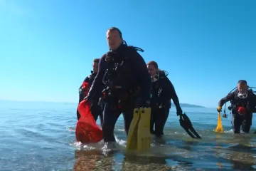 Riječki školarci i ronioci čistili obalu i more od smeća: Pogledajte jesu li uspjeli