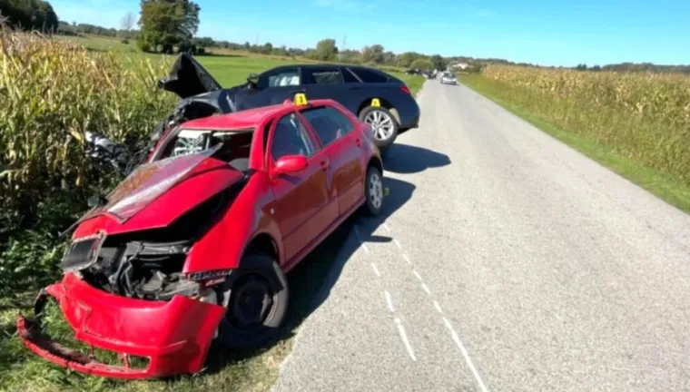 Stra&scaron;ni prizori s mjesta nesreće kod Bjelovara: Auti smrskani, vozači u bolnici