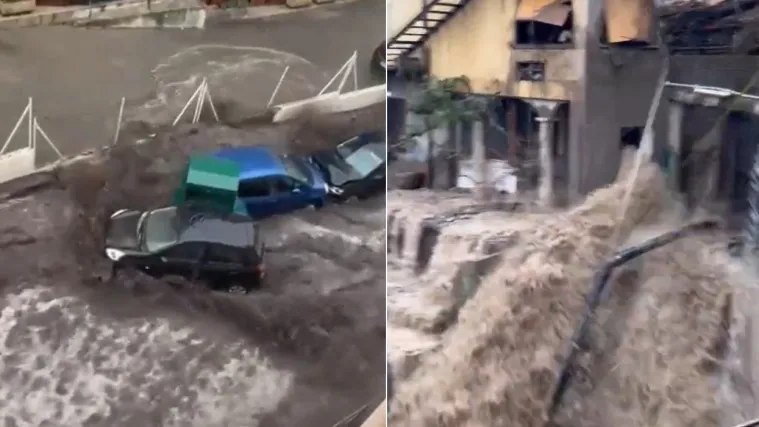 Pogodile su ih strašne poplave, šire se snimke: Žena zaglavila dok je išla na posao i umrla