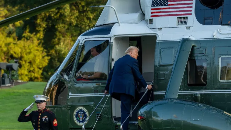 Laserom naciljao helikopter s Trumpom! Službe munjevito reagirale, našli su i nož