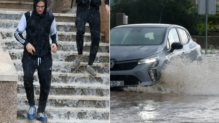 Nestvarne scene iz Šibenika: Bujice, izbijeni šahtovi, potopljeni podrumi! 'Ljudi zovu u panici'