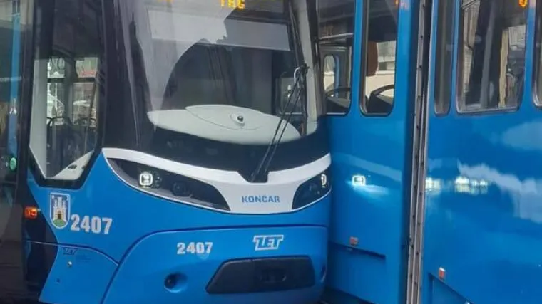 Baš peh: Na Trgu bana Jelačića sudarile se dvije 13-ice! Javio nam se ZET