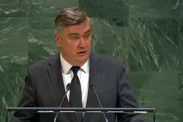 Milanović u obraćanju UN-u: 'Zaustavite pokolj u Gazi'. Vučić spominjao Kirka