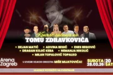 Zagrebačka Arena uskoro domaćin koncerta u čast Tome Zdravkovića