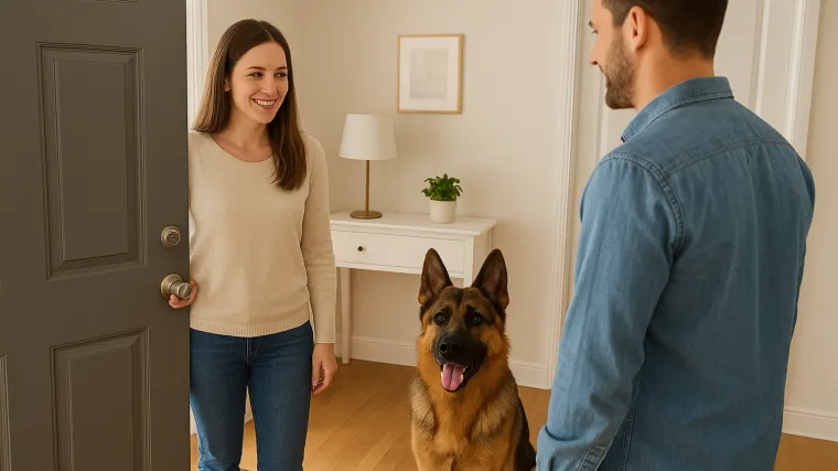 Prvi put je dovela dečka kući, a kako su njezini psi reagirali na njega je nešto neviđeno