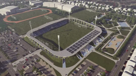 Čudo od stadiona u Bjelovaru postalo još veće: Gradonačelnik otkrio koliko će imati mjesta i kad će biti gotov