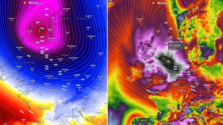 Ovo nije viđeno više od 60 godina: Snažna oluja juri prema Europi! Dosezat će 12 metara?!