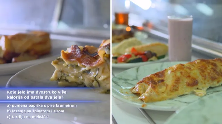 Kviz 'Života na vagi': Punjena paprika, lazanje ili tortilja &ndash; znate li koje jelo ima čak dvostruko vi&scaron;e kalorija?
