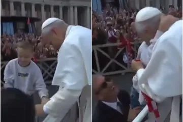 U Vatikanu opet zablistali Hrvati: Pogledajte što je papi poklonio mali Petar