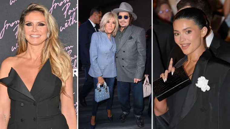 Parada slavnih na pariškom Tjednu mode: Od Brigitte Macron i Kylie Jenner do frontmena Tokio Hotela